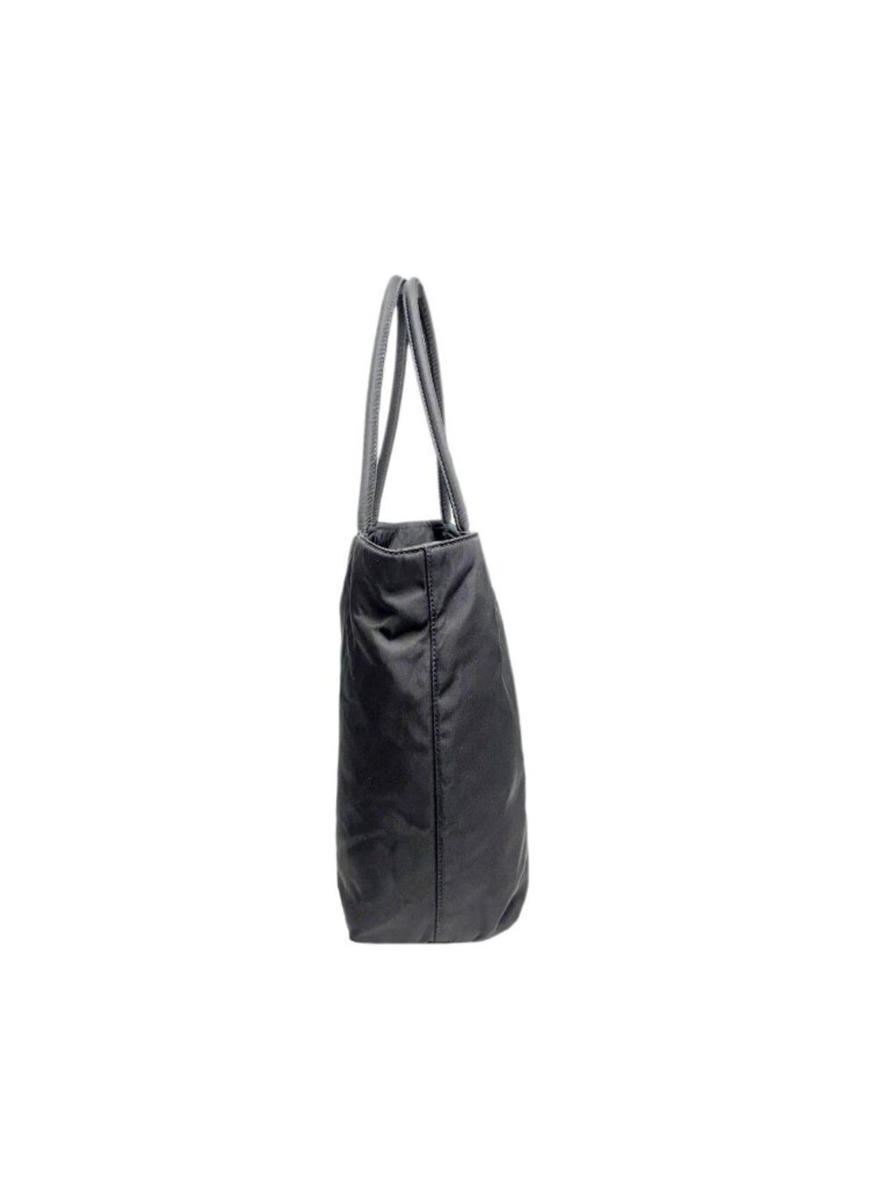 Prada Handbag Black Tessuto Triangle Logo Tote - Picture 4 of 12